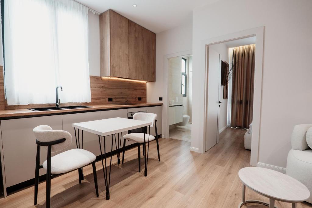 Deluxe One-Bedroom Apartment with Garden View